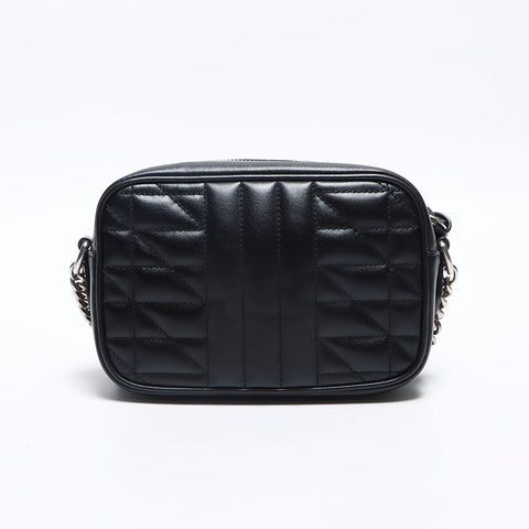 グッチ GUCCI GGマーモント チェーン レザー ショルダーバッグ ブラック WS13204