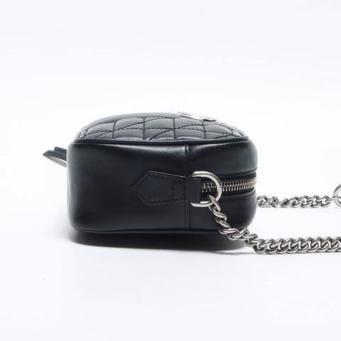 グッチ GUCCI GGマーモント チェーン レザー ショルダーバッグ ブラック WS13204