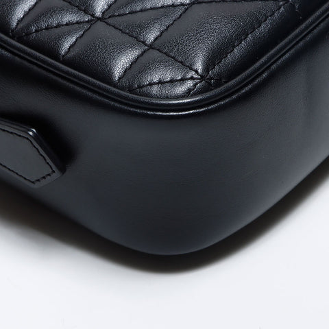グッチ GUCCI GGマーモント チェーン レザー ショルダーバッグ ブラック WS13204