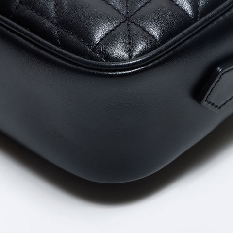 グッチ GUCCI GGマーモント チェーン レザー ショルダーバッグ ブラック WS13204