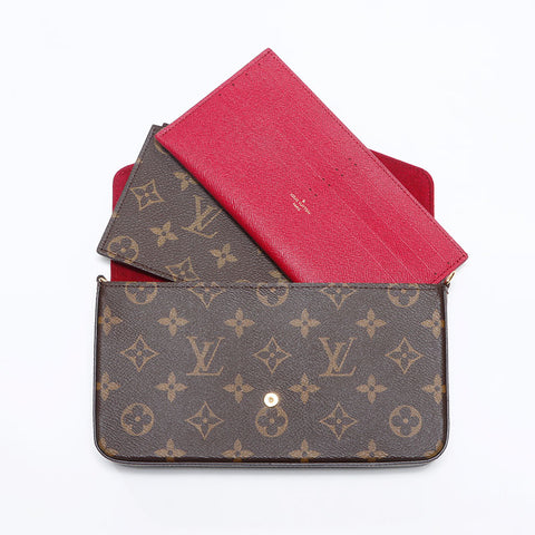ルイ・ヴィトン LOUIS VUITTON モノグラム ポシェット・フェリシー ショルダーバッグ ブラウン WS13206