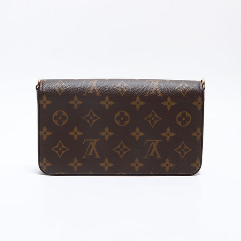 ルイ・ヴィトン LOUIS VUITTON モノグラム ポシェット・フェリシー ショルダーバッグ ブラウン WS13206