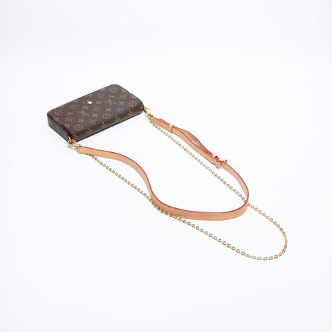ルイ・ヴィトン LOUIS VUITTON モノグラム ポシェット・フェリシー ショルダーバッグ ブラウン WS13206