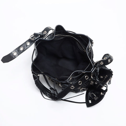 バレンシアガ BALENCIAGA LE CAGOLE ルカゴールXS バゲットバッグ ジャンボ ショルダーバッグ ブラック WS13208