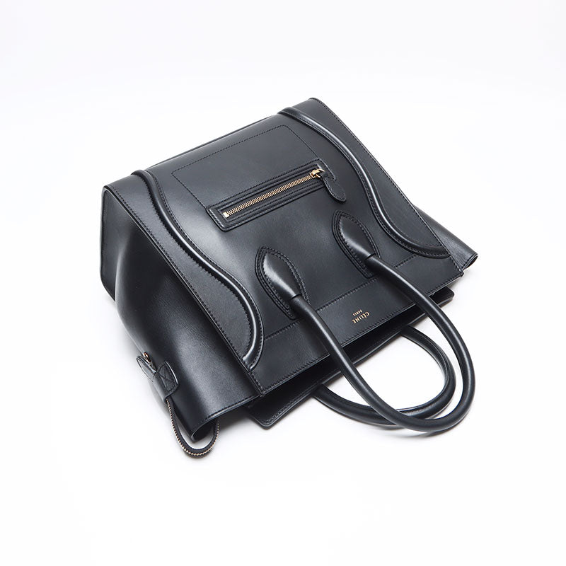 セリーヌ CELINE ラゲージ ミニショッパー レザー ゴールド セリーヌ CELINE ラゲージ ミニショッパー レザー ゴールド