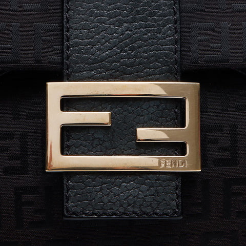 フェンディ FENDI ズッキーノ ロゴ ショルダーバッグ ブラック WS13217