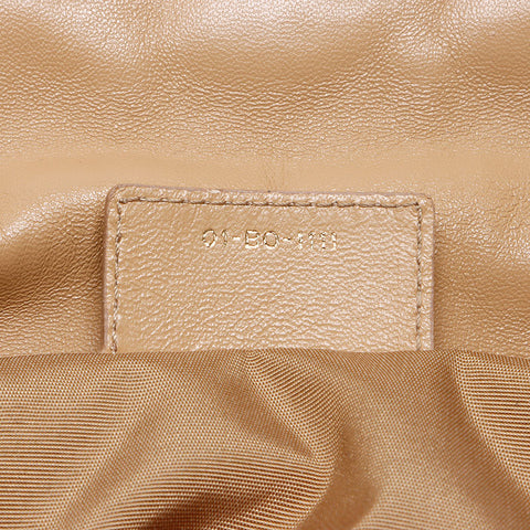 Christian Dior Cannage New Rock Semi-Shoulder M98020SSQ Shoulder Bag beige WS13219