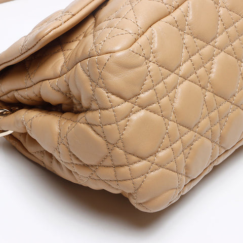 Christian Dior Cannage New Rock Semi-Shoulder M98020SSQ Shoulder Bag beige WS13219