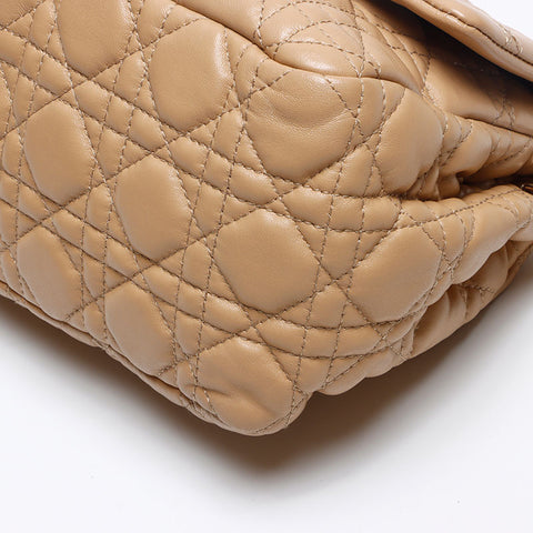 Christian Dior Cannage New Rock Semi-Shoulder M98020SSQ Shoulder Bag beige WS13219