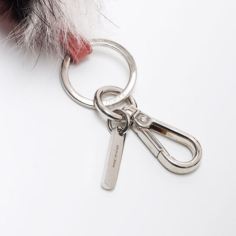 フェンディ FENDI モンスターバッグチャーム バグス キーホルダー ポーチ ピンク WS13220