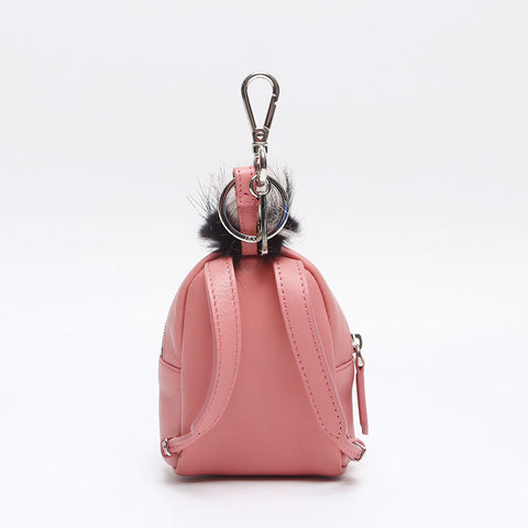 フェンディ FENDI モンスターバッグチャーム バグス キーホルダー ポーチ ピンク WS13220