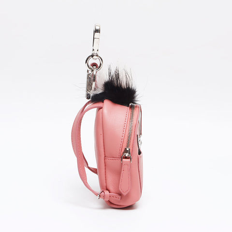フェンディ FENDI モンスターバッグチャーム バグス キーホルダー ポーチ ピンク WS13220