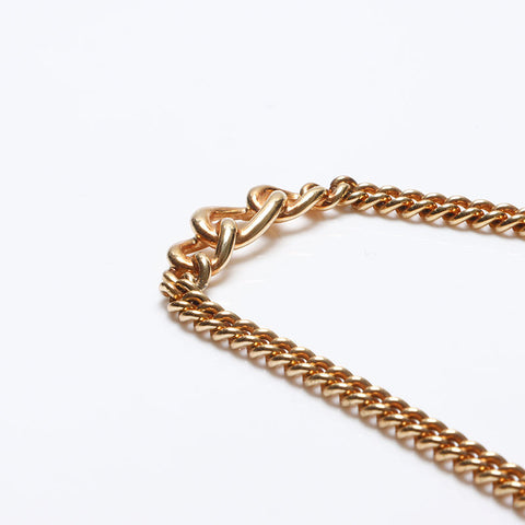 Christian Dior Chain CDs logo Necklace gold WS13221