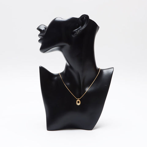 Christian Dior Rhinestone Necklace gold WS13227