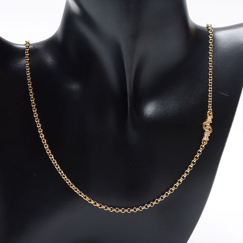 Christian Dior CD logo Necklace gold WS13228