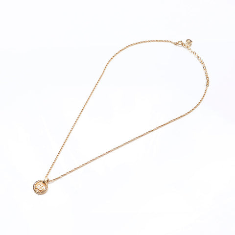 Christian Dior CD logo Necklace gold WS13229