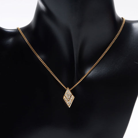 Christian Dior CD logo Necklace gold WS13230