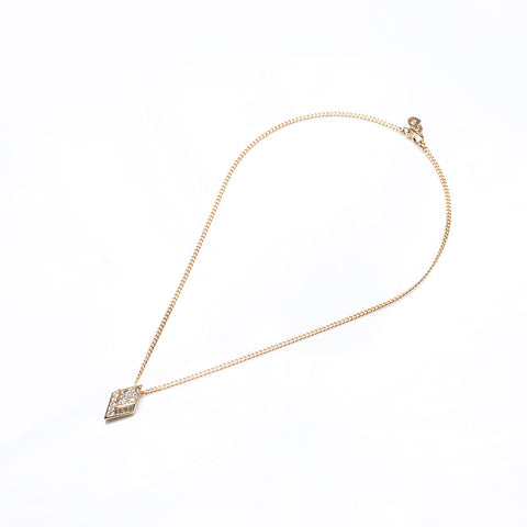 Christian Dior CD logo Necklace gold WS13230