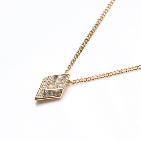 Christian Dior CD logo Necklace gold WS13230