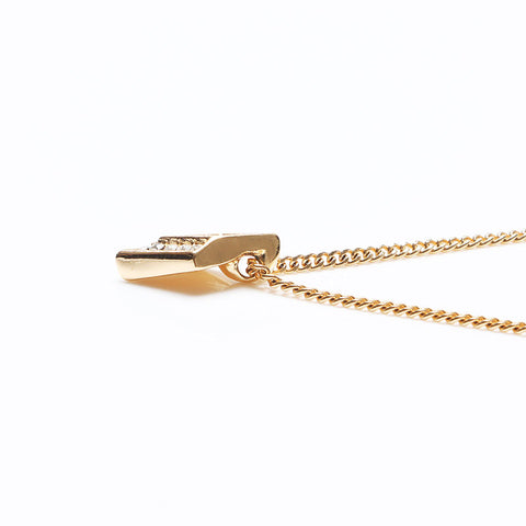 Christian Dior CD logo Necklace gold WS13230