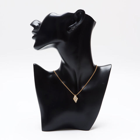 Christian Dior CD logo Necklace gold WS13230