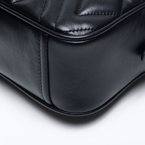 ミュウ ミュウ Miu Miu ゴールド金具 マテラッセ チェーン ショルダーバッグ ブラック WS13243