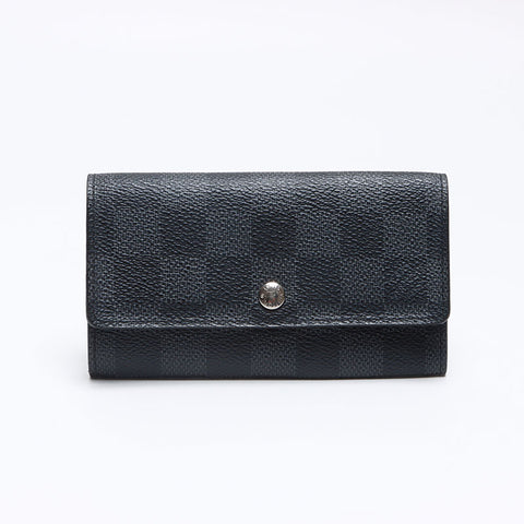 LOUIS VUITTON Portocle Voiture 3-piece Key Holder Graphite Key holder  black WS13247