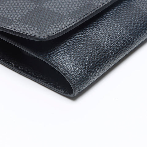 LOUIS VUITTON Portocle Voiture 3-piece Key Holder Graphite Key holder  black WS13247