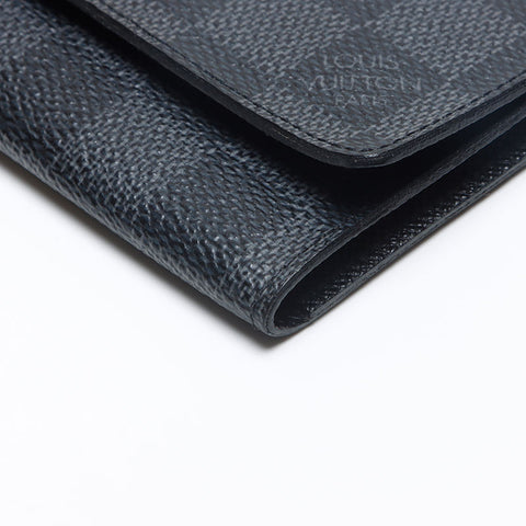 LOUIS VUITTON Portocle Voiture 3-piece Key Holder Graphite Key holder  black WS13247