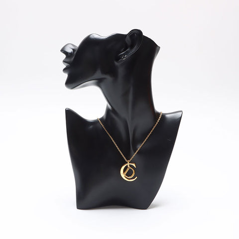 クリスチャンディオール Christian Dior CDロゴ ネックレス ゴールド WS13253