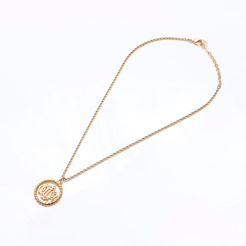 Christian Dior CD logo Necklace gold WS13254