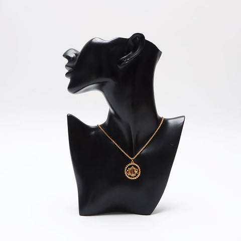 Christian Dior CD logo Necklace gold WS13254