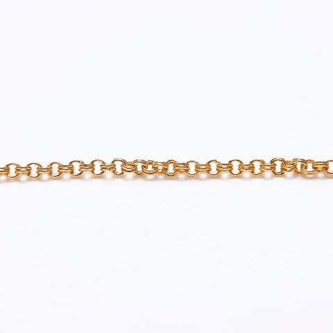 Christian Dior CD logo rhinestone Necklace gold WS13256