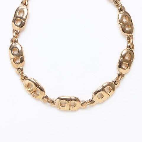 Christian Dior CD logo Necklace gold WS13257