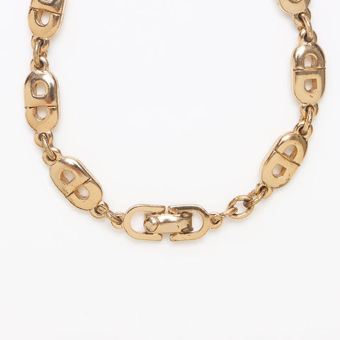 Christian Dior CD logo Necklace gold WS13257