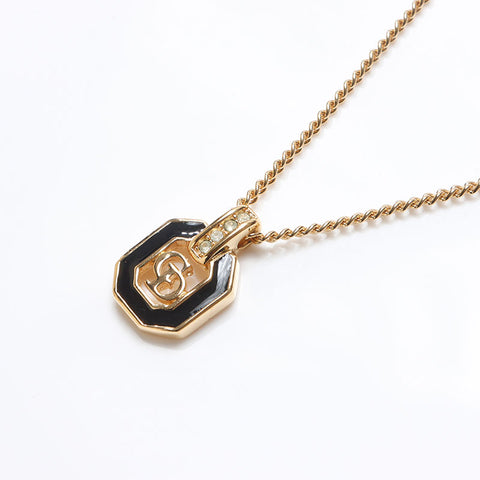 Christian Dior CD logo Necklace gold WS13259
