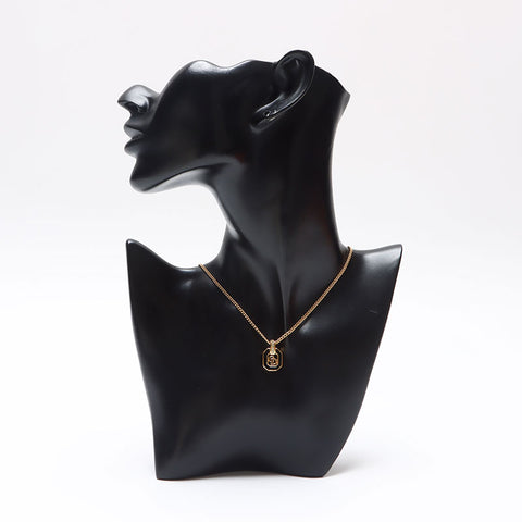 Christian Dior CD logo Necklace gold WS13259