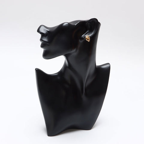 Christian Dior Rhinestone Earring gold WS13260