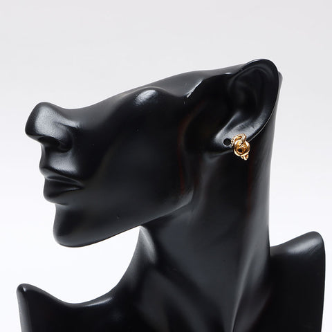 Christian Dior Rhinestone Earring gold WS13260