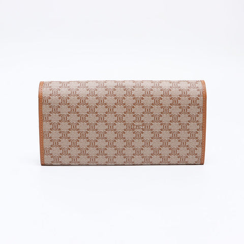CELINE Macadam logo Purse Brown WS13261
