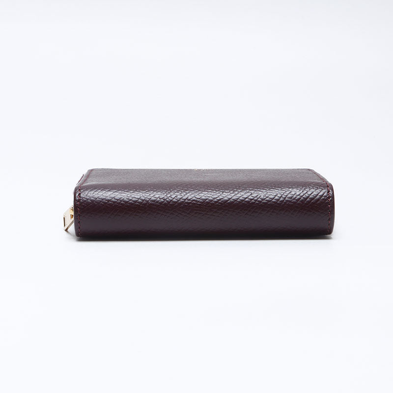 CELINE ワインレッド レザー ミュール セリーヌ CELINE レザー ラウンドジップ コインケース ワインレッド