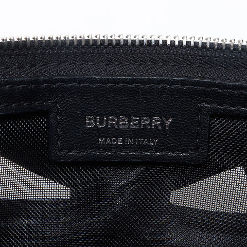 バーバリー BURBERRY ロンビ 2022ss レザー カットアウト ショルダーバッグ ブラック WS13263
