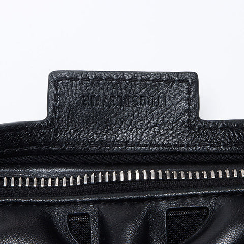 バーバリー BURBERRY ロンビ 2022ss レザー カットアウト ショルダーバッグ ブラック WS13263