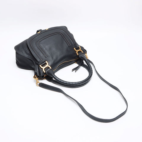 クロエ Chloe マーシー レザー ショルダーバッグ ブラック WS13267
