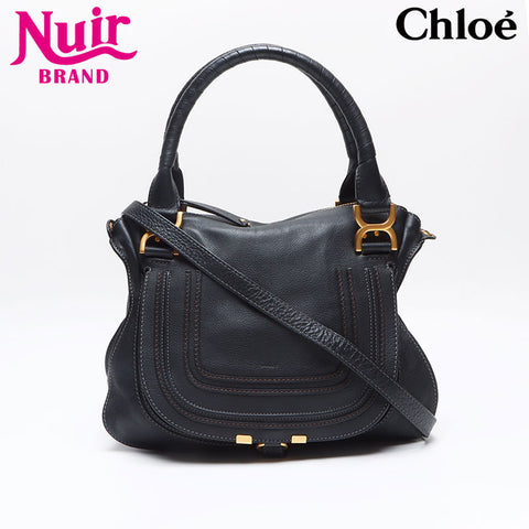 クロエ Chloe マーシー レザー ショルダーバッグ ブラック WS13267