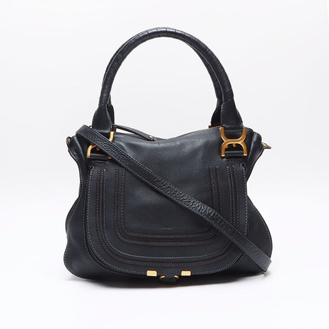 クロエ Chloe マーシー レザー ショルダーバッグ ブラック WS13267