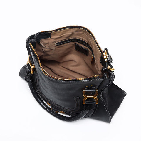 Chloe Marcy Leather Shoulder Bag black WS13268