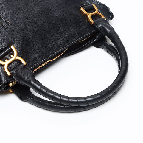 Chloe Marcy Leather Shoulder Bag black WS13268