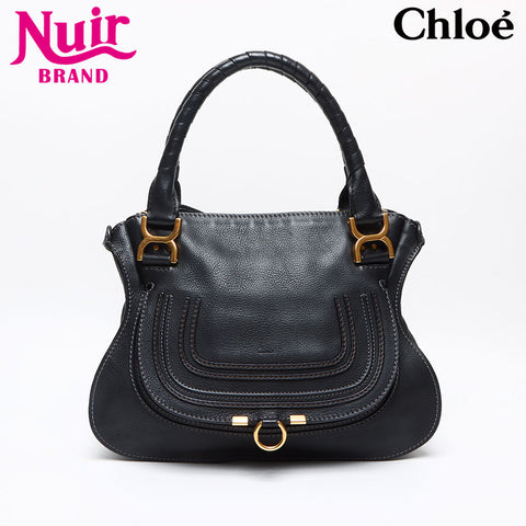 Chloe Marcy Leather Shoulder Bag black WS13268