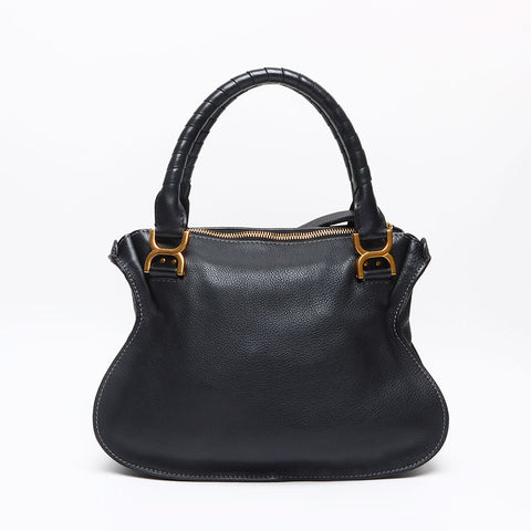 Chloe Marcy Leather Shoulder Bag black WS13268